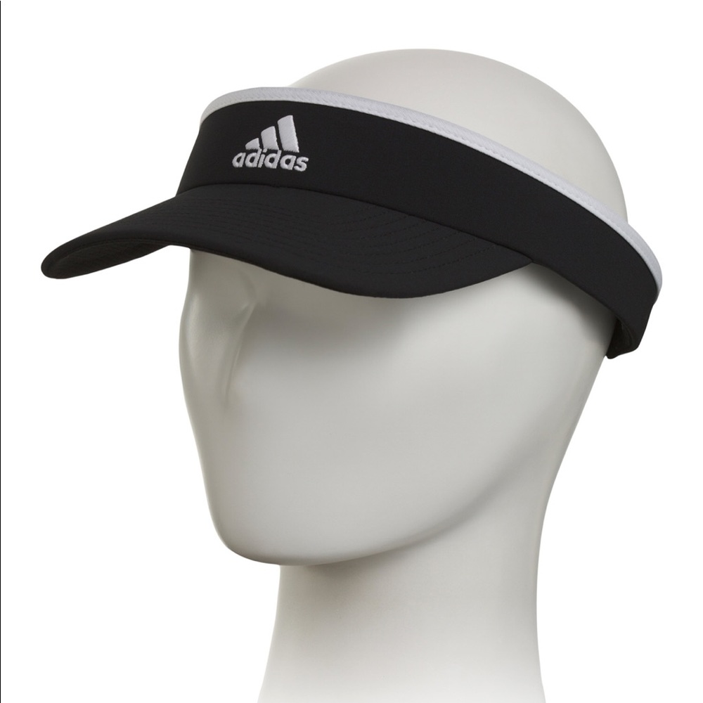 New Adidas Match Visor- Black/ White